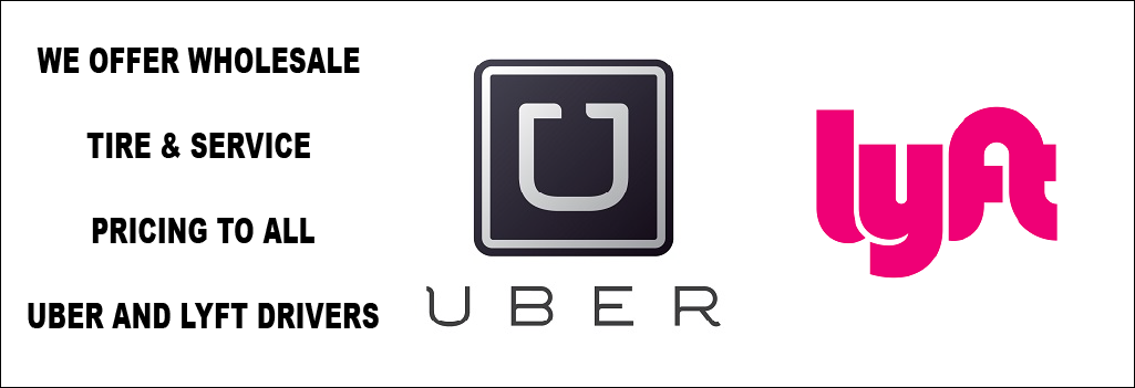At Nevada Tire City We Offer wholesale Tire & Service pricing to all Uber and Lyft Drivers 